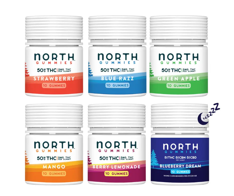 North Ultimate THC Gummy Bundle 1 of each flavor