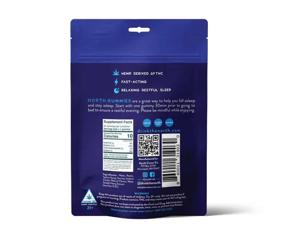 Blueberry Dream Sleep Gummy Bag