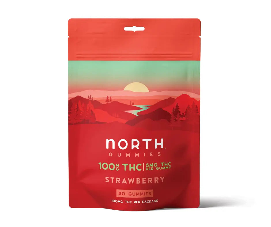 Strawberry THC Gummy Bag